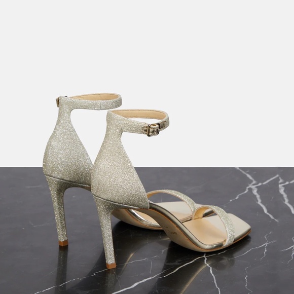 Jimmy Choo Alva 85 glittered leather sandals - Size 38 - Picture 2 of 8